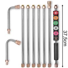 Lanza telescópica modular 2.8 m + 6 boquillas para M2M2M Karcher HD HDS