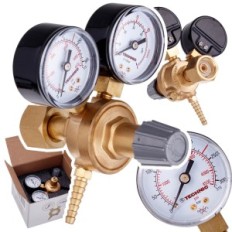 CO2 welding reducer and argon with a double pressure gauge for gas cylinders
