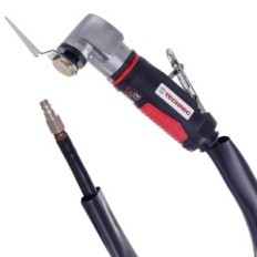 Pneumatisk Cutter Jigsaw til bilvinduer 3x blad af slangen