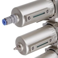 Air Preparation Station 3x Paint Filters 5um 0,3UM 0.1UM 1/2 "