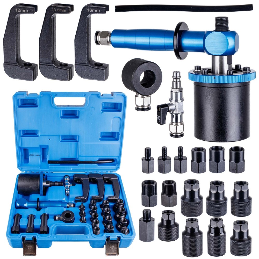 Pneumatic puller dismantling injector holder + hooks claws hammer
