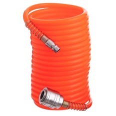 Tubo pneumatico a spirale 10m 5x8mm filo 8bar Connettore rapido per compressore