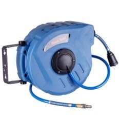 Pneumatické cívky Automatická hadice 10m + 1m rychlospojka buben