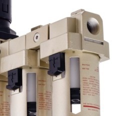 Luchtfilter Nauwkeurig 0,5um 2um 5um 1/2 "Desolerende verfreductiemiddel