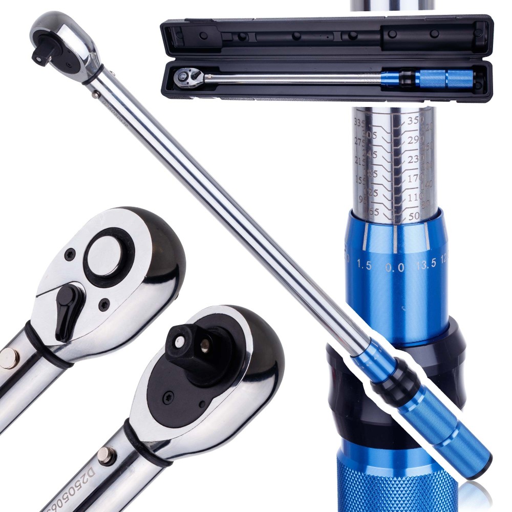 Dinamometric Key 1/2 "50-350 nm Big-Directional Lock Certifikat Kalib