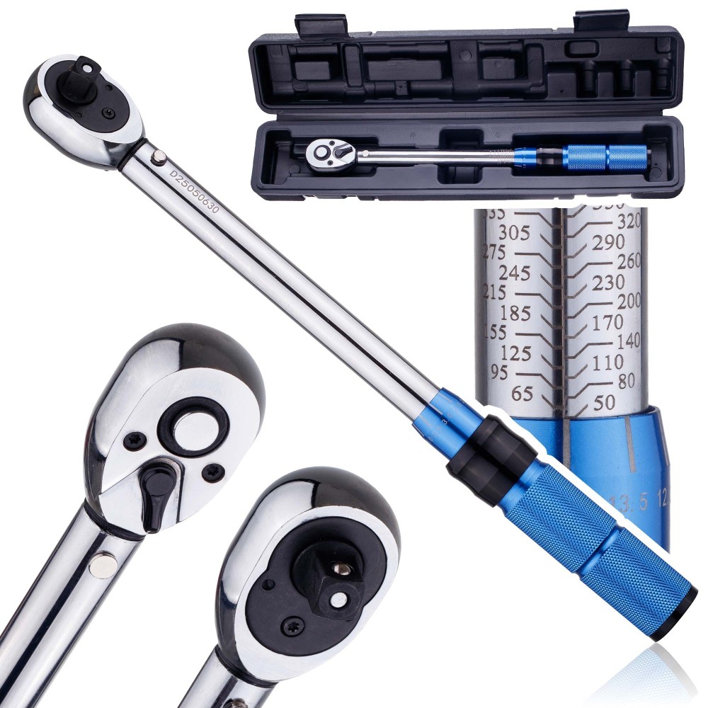 Dinamométrico 3/8 "5-60 NM BIG-Direccional Bloqueo Certificado Kalibra