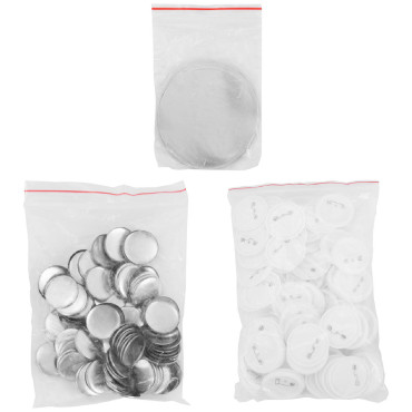 Maskin för pinionsknapp med stiftknappsats 100 stycken. Onsdag 58 mm svart
