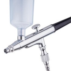 Aerograph Precision Pro tryska 0.3mm Dvojitá akce Dva tanky