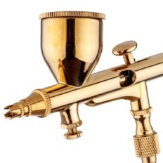 Aerograf Modelarski Precyzyjny GOLD z Dyszą 0,2mm Double Action