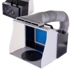 Aerografische schilderij cabine Aerograph Verstelbare Power LED LED Compact