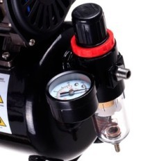 Compresseur Aerographe avec un cylindre 3L Compressor Réducteur Filtre a récapté 23l / m