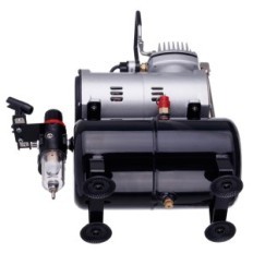 Aerografski kompresor z valjnim 3L kompresorjem za kompresor, ki je bil naklonjen filtru 23L / m