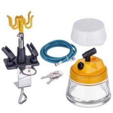 Aerograph-Kompressor mit einem Zylinder-3L-Kompressor-Reduktionsminderer