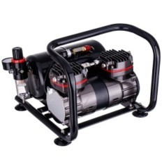 Aerograph kompressor med en sylinder 3L kompressorreduksjon perpottet filter 23L / m