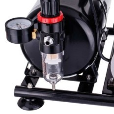 Compresseur Aerographe avec un cylindre 3L Compressor Réducteur Filtre a récapté 23l / m