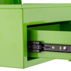 Metal Toolbox for Verktøy skuff Organizer Big Red