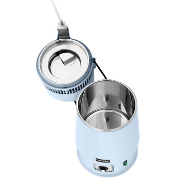 Destilador destilador para água com ajuste de temperatura + jarro de plástico 4 l