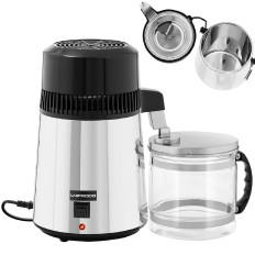 Distilleerder Distiller voor water met een glazen kan 4 l