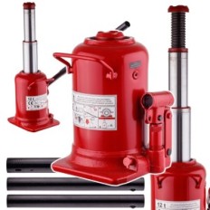 Pudeles hydress pudele divpakāpju hidrauliskās 12 tonnas 590mm pa kreisi