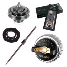 Pihusti värvi relv Italco 1.3mm HVLP läikima X1 M1