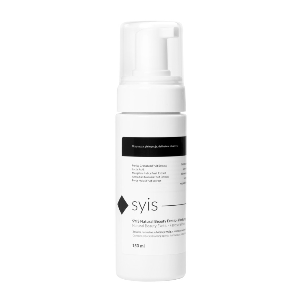 Syis Natural Beauty exotická pleťová pena Sensifoam 150 ml — pohľad spredu