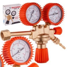 Propano butano LPG cilindro reduktorius 2 žalvario manometrai korpuso vožtuvas