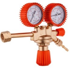 Propaan Butaan LPG Cilinder Reducer 2 Messing Manometers Corps Valve