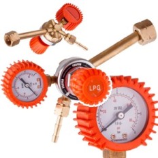 Butil redukáló propán PB-gáz MINI 1 Brass Manométer Corps