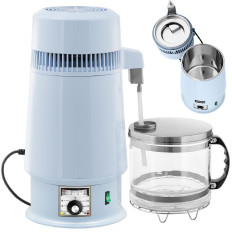 Distillateur d'eau avec régulation de température + carafe en verre de 4 l