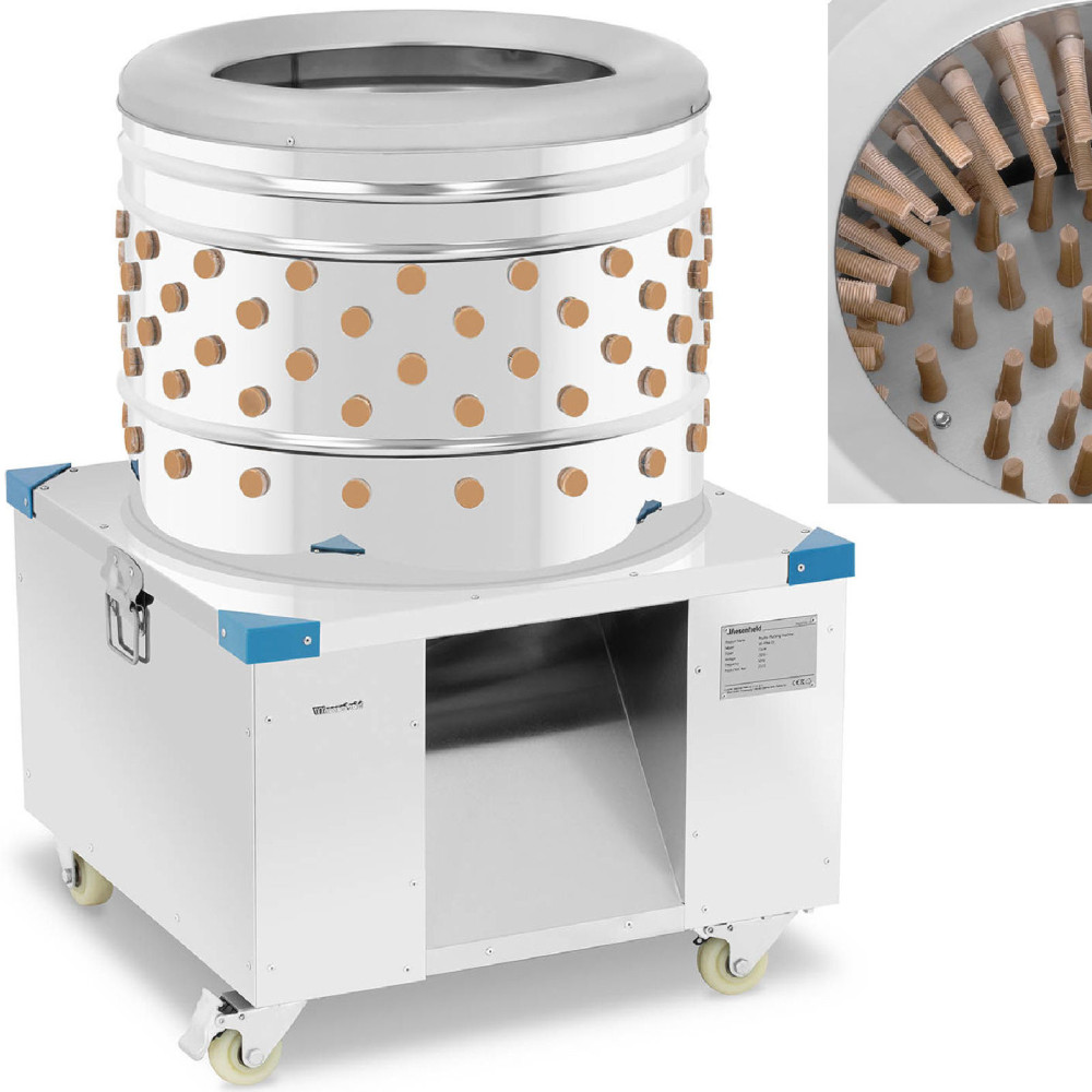 Máquina Skubarka para aves de corral que se pone de pelaje 360 kg / h mié. 55 cm