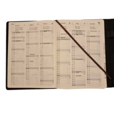 Boek Kalender 2026 Verwijderbare Cartridge A5 Daily Dalingen Office