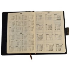 Boek Kalender 2026 Verwijderbare Cartridge A5 Daily Dalingen Office