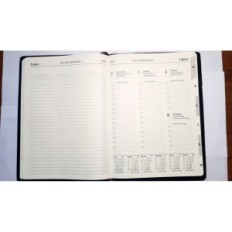 Libro Calendario 2026 Cartucho extraíble A5 Oficina semanal de gotas