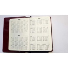 Boek Kalender 2026 Verwijderbare Cartridge A6 Divisie DROPS OFFICE