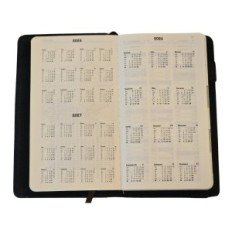 Book calendar 2026 Removable cartridge Close-up of B6 Daily DROPS Office