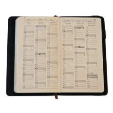 Calendário de livros 2026 Cartucho removível close-up do escritório de gotas diárias B6