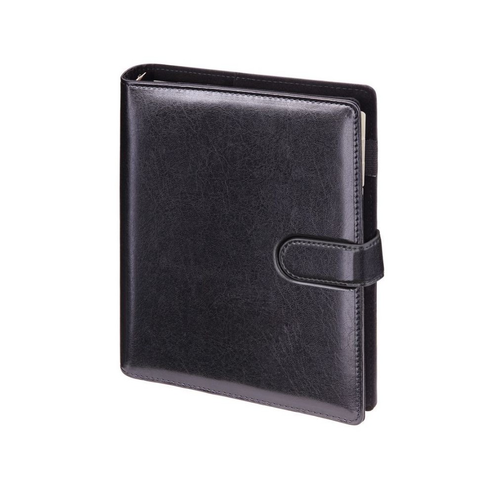 Organisateur Genoa Premium 17.5x23,5cm Couverture Noir