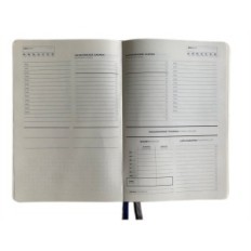 Close-up Cartridge A5 Book Calendar Planer Gocce Gocce Giorno dell'ufficio Business