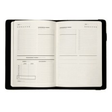 Cartouche de gros plan A5 Livre Calendrier Calendrier Payser Drop Bureau Day Business