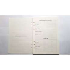 Kalender 2026 Inserts aan het organisatorschema (08-wekelijks) 14.5x21 cm