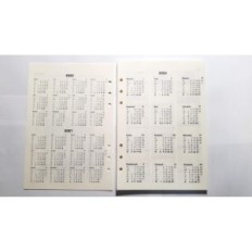 Calendar 2026 Inserts to the organizer Schedule (08-weekly) 14.5x21 cm