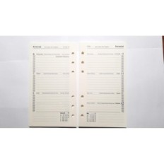 Calendario 2026 inserta al programa del organizador (07-semanal) 9.5x17.2cm