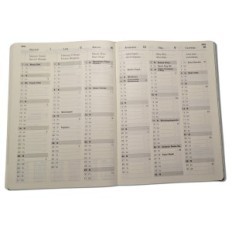 Book calendar A5 removable contribution 2026 weekly DROPS Office