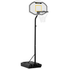 Sett med mobil basketball kurv justerbar på en stativ på høyden på 190-260 cm