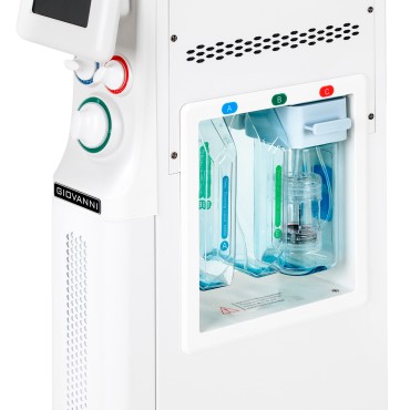 Máquina de beleza Giovanni Ashe Super Bubble 6 em 1 com gerador de hidrogénio — vista lateral