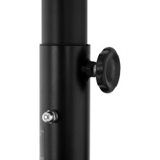 Ensemble de panier de basketball mobile réglable sur support, hauteur 190-260 cm.