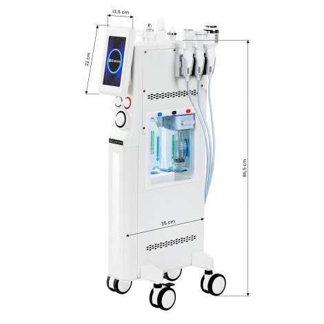 Giovanni 6-i-1 Ashe Super Bubble skönhetsmaskin med vattengenerator — sidosida