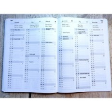 Book calendar close to A6 Removable cartridge 2026 Daily DROPS Office