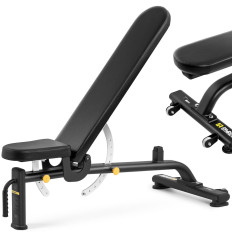 Banc d'entraînement pliable réglable 9 niveaux jusqu'à 135 kg.