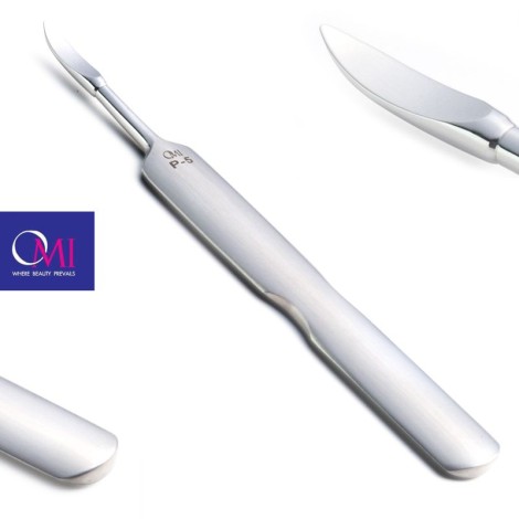 OMI Pro-Line Last P5 japanski instrument od kobaltnog čelika za podijatriju — detaljni prikaz oštrice